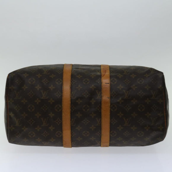 LOUIS VUITTON Monogram Keepall 45 Boston Bag M41428 LV Auth yk11007