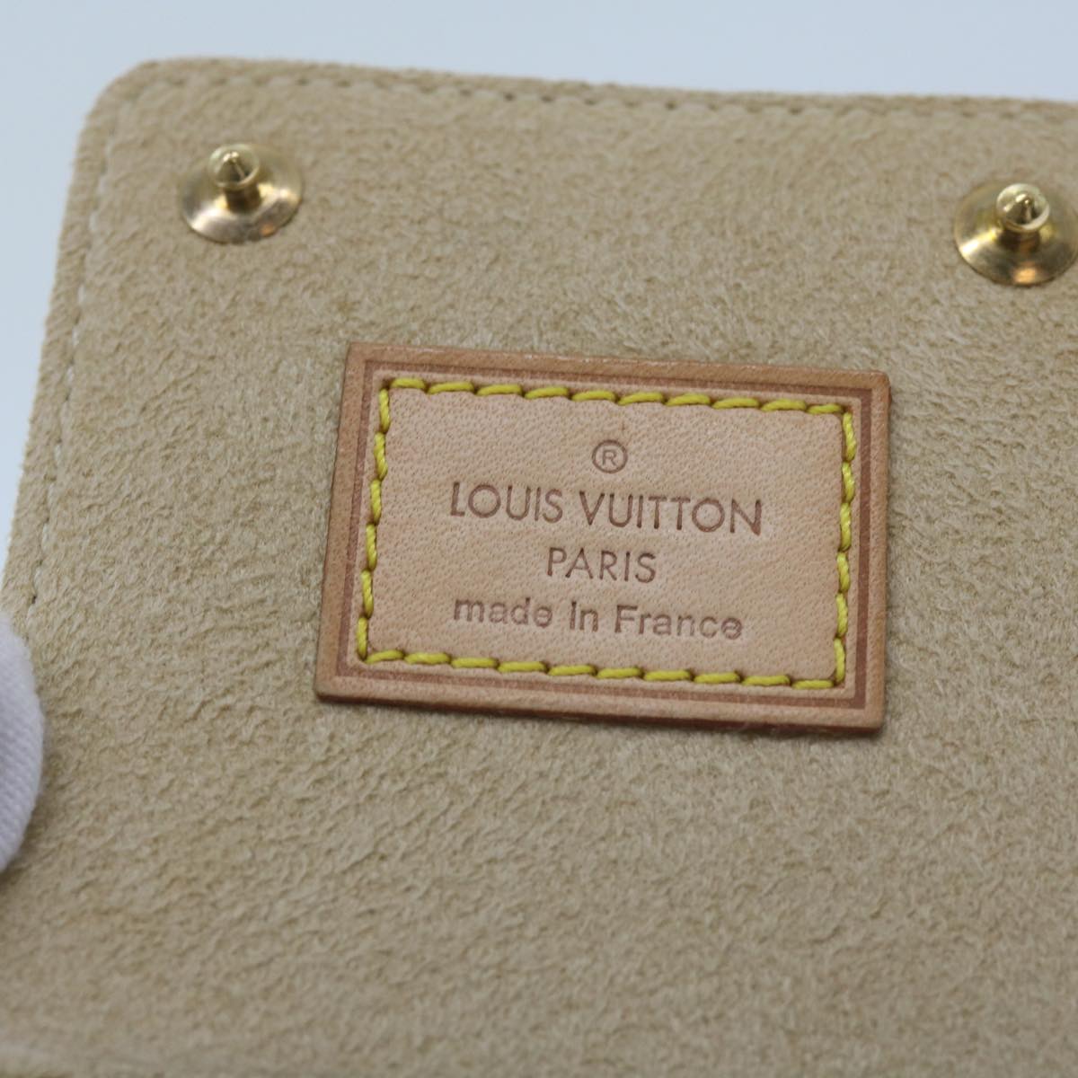 LOUIS VUITTON Monogram Jewelry Case Jewelry Box LV Auth yk11022