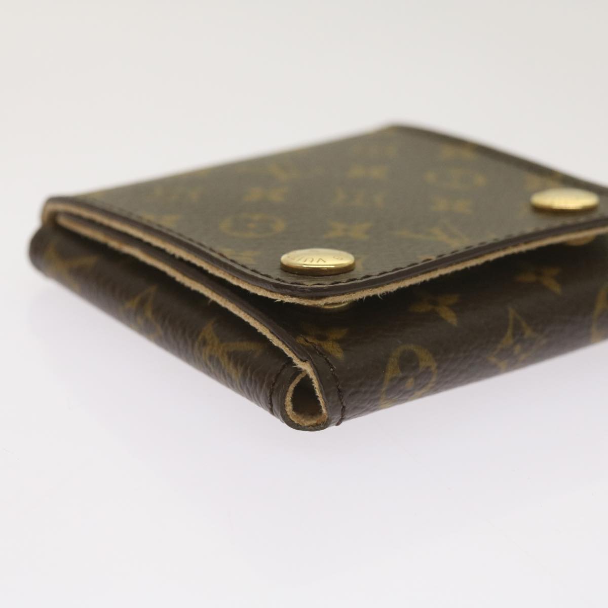 LOUIS VUITTON Monogram Jewelry Case Jewelry Box LV Auth yk11022