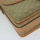 CELINE Macadam Canvas Shoulder Bag Beige Auth yk11025-14