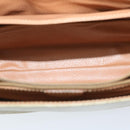 CELINE Macadam Canvas Shoulder Bag Beige Auth yk11025-10