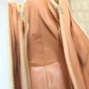 CELINE Macadam Canvas Shoulder Bag Beige Auth yk11025-19