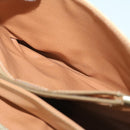 CELINE Macadam Canvas Shoulder Bag Beige Auth yk11025-21