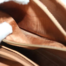 CELINE Macadam Canvas Shoulder Bag Beige Auth yk11025-11