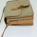 CELINE Macadam Canvas Shoulder Bag Beige Auth yk11025-4