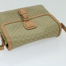 CELINE Macadam Canvas Shoulder Bag Beige Auth yk11025-6