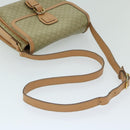 CELINE Macadam Canvas Shoulder Bag Beige Auth yk11025-7