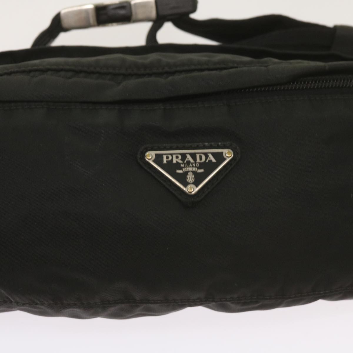 PRADA Body Bag Nylon Black Auth yk11044