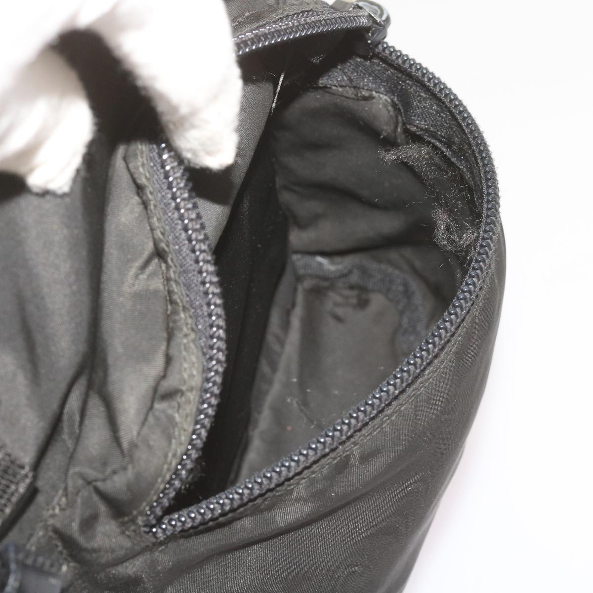 PRADA Backpack Nylon Black Auth yk11052