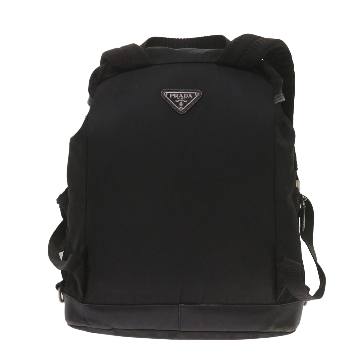 PRADA Backpack Nylon Black Auth yk11052 - 0