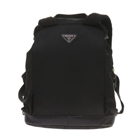 PRADA Backpack Nylon Black Auth yk11052 - 0