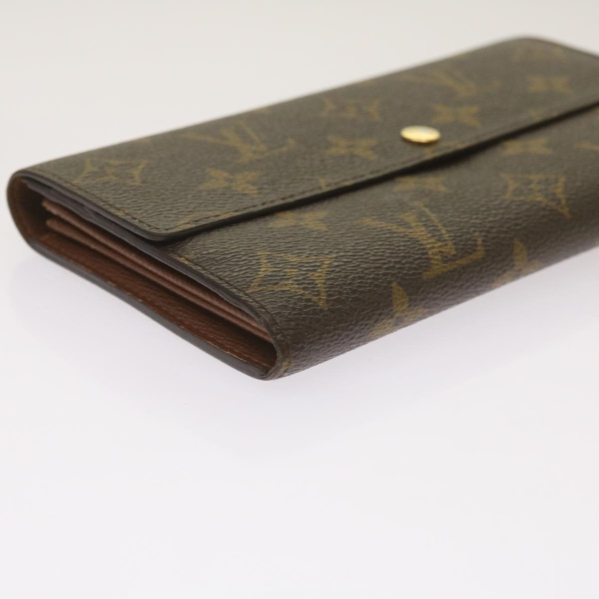 LOUIS VUITTON Monogram Portefeuille Sarah Long Wallet M60531 LV Auth yk11076