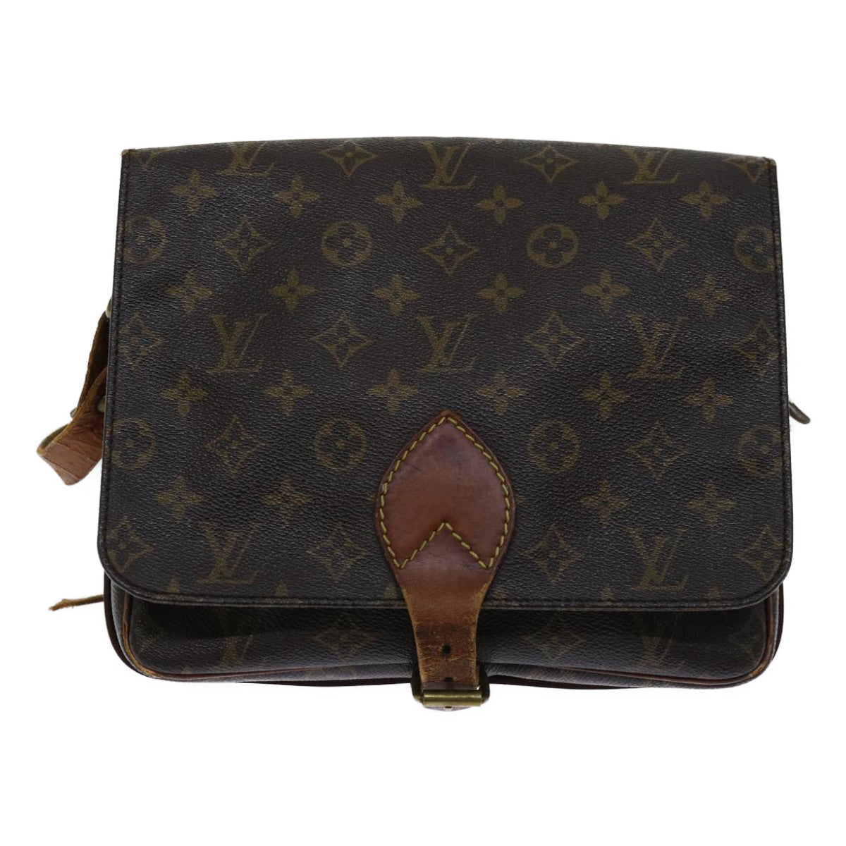 LOUIS VUITTON Monogram Cartouchiere GM Shoulder Bag M51252 LV Auth yk11082