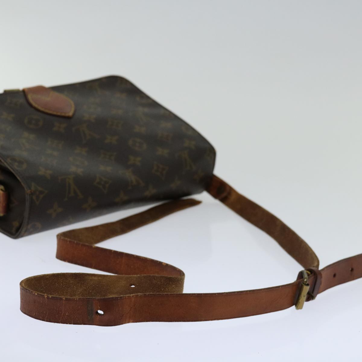 LOUIS VUITTON Monogram Cartouchiere GM Shoulder Bag M51252 LV Auth yk11082