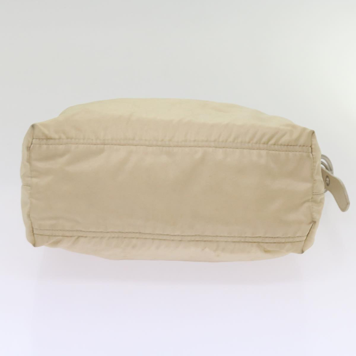 PRADA Shoulder Bag Nylon Beige Auth yk11096