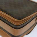 CELINE Macadam Canvas Shoulder Bag PVC Leather Brown Auth yk11104-16