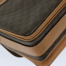 CELINE Macadam Canvas Shoulder Bag PVC Leather Brown Auth yk11104-17