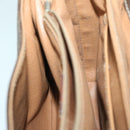 CELINE Macadam Canvas Shoulder Bag PVC Leather Brown Auth yk11104-21