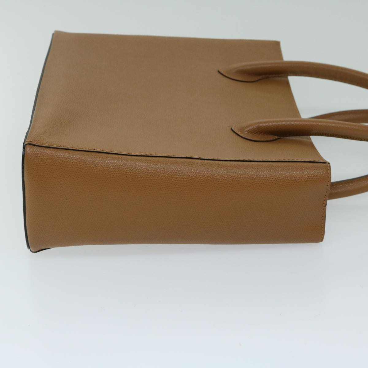 CELINE Hand Bag Leather Brown Auth yk11115