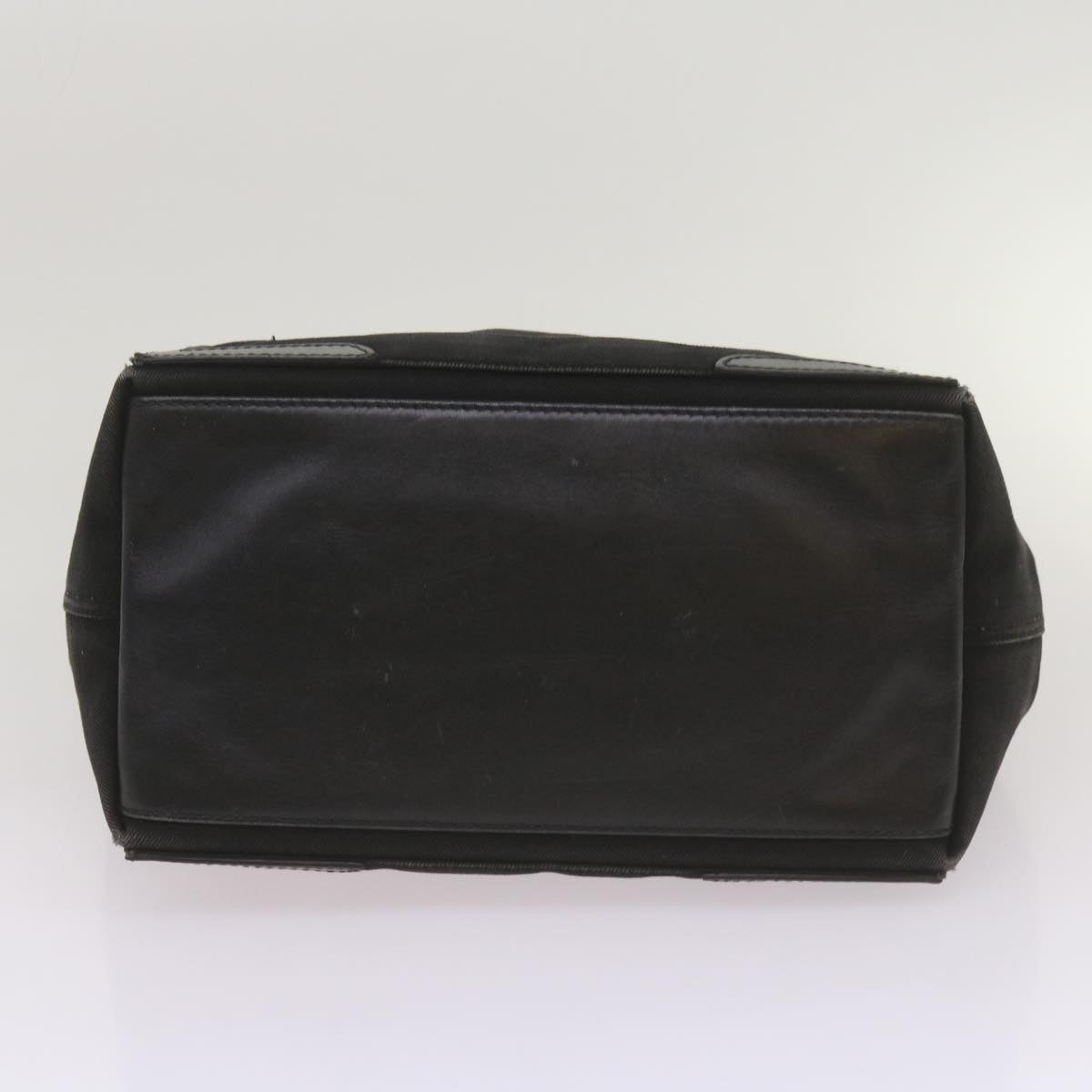 BALENCIAGA Navy Cabas Hand Bag Canvas Black 339936 Auth yk11125