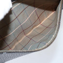 Burberrys Clutch Bag Leather Black Auth yk11126-12