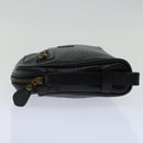 Burberrys Clutch Bag Leather Black Auth yk11126-3