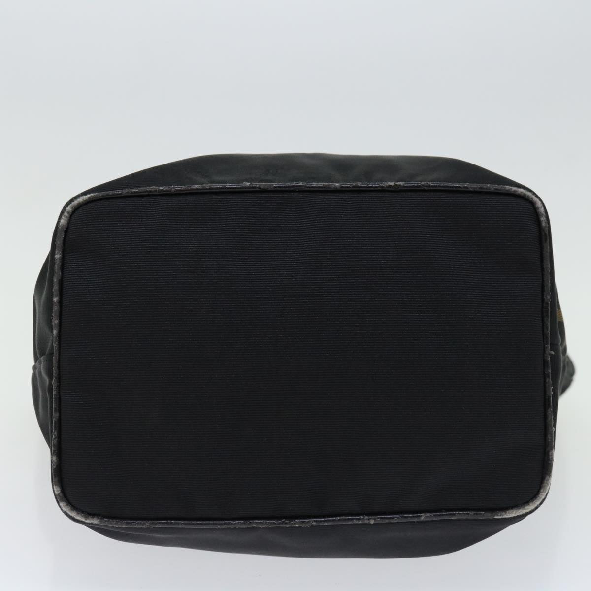 FENDI Hand Bag Canvas Black Auth yk11128