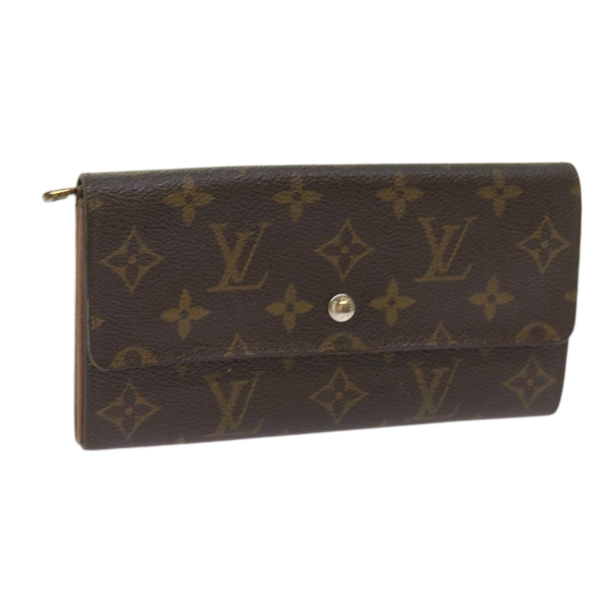 LOUIS VUITTON Monogram Pochette Porte Monnaie Credit Wallet M61725 Auth yk11133