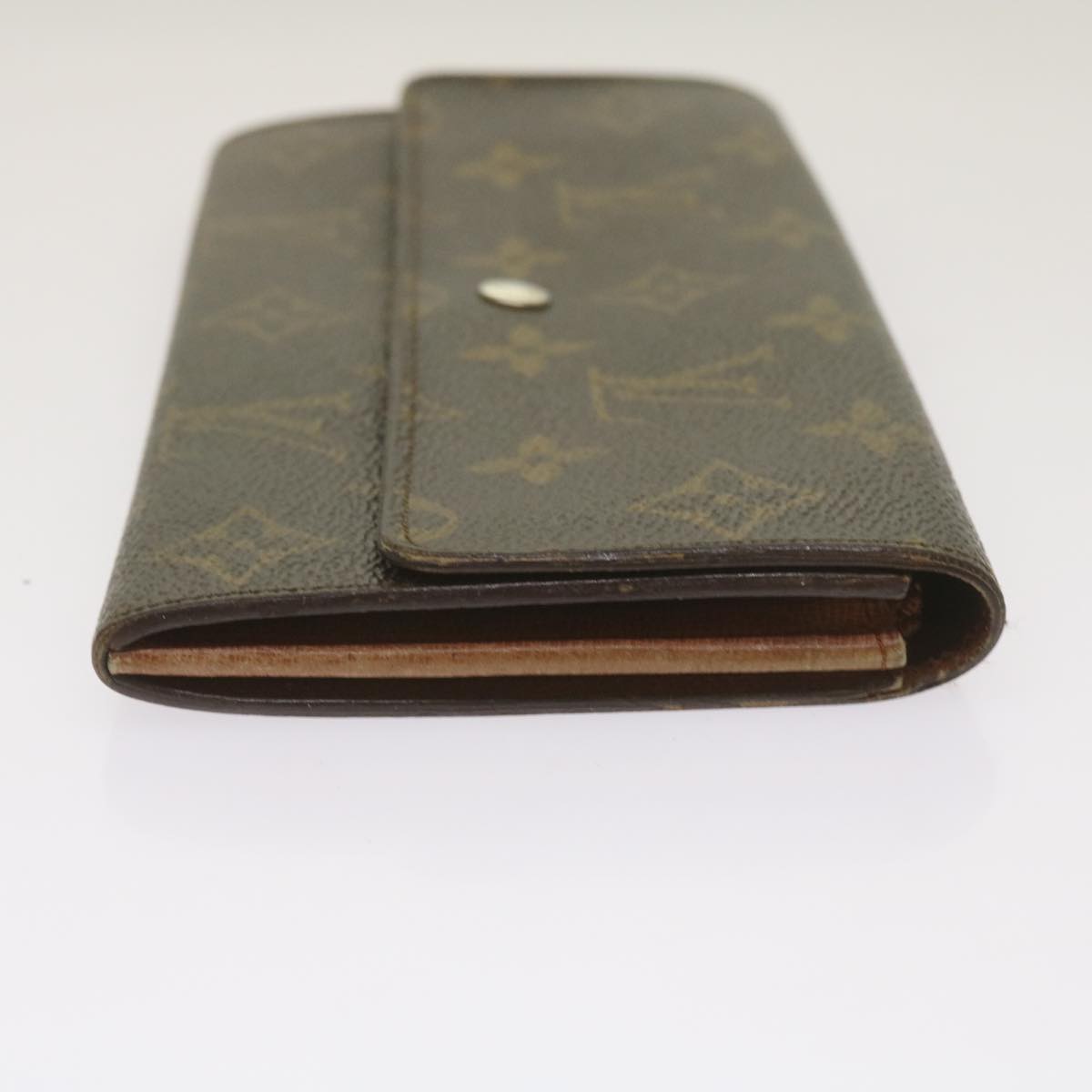 LOUIS VUITTON Monogram Pochette Porte Monnaie Credit Wallet M61725 Auth yk11133