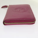 GUCCI Soho Long Wallet Leather Pink 291102 Auth yk11136-3