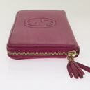 GUCCI Soho Long Wallet Leather Pink 291102 Auth yk11136-4