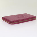 GUCCI Soho Long Wallet Leather Pink 291102 Auth yk11136-5