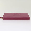GUCCI Soho Long Wallet Leather Pink 291102 Auth yk11136-6