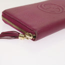 GUCCI Soho Long Wallet Leather Pink 291102 Auth yk11136-14