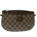GUCCI GG Supreme Shoulder Bag PVC Beige 904 02 020 Auth yk11138-1