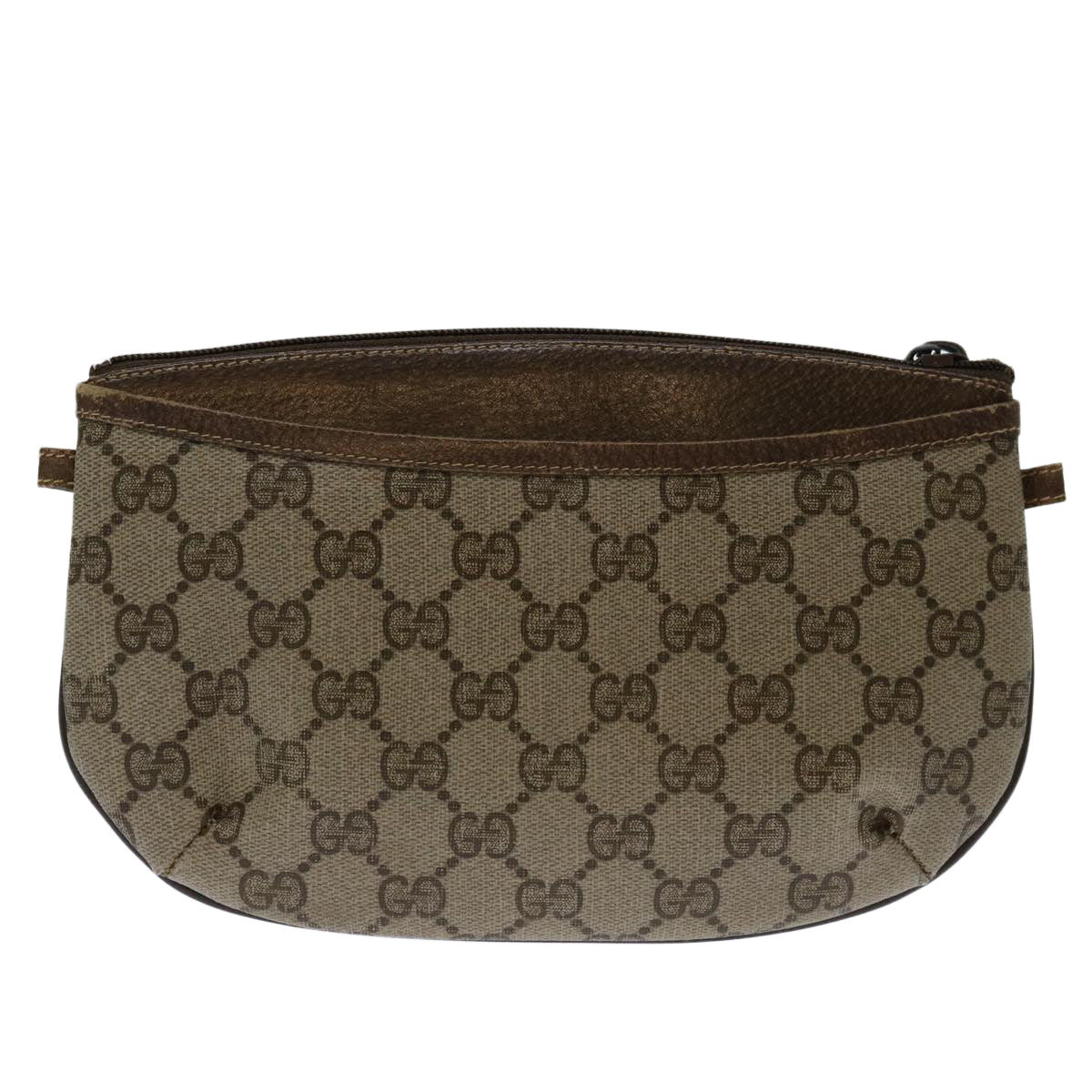 GUCCI GG Supreme Shoulder Bag PVC Beige 904 02 020 Auth yk11138 - 0