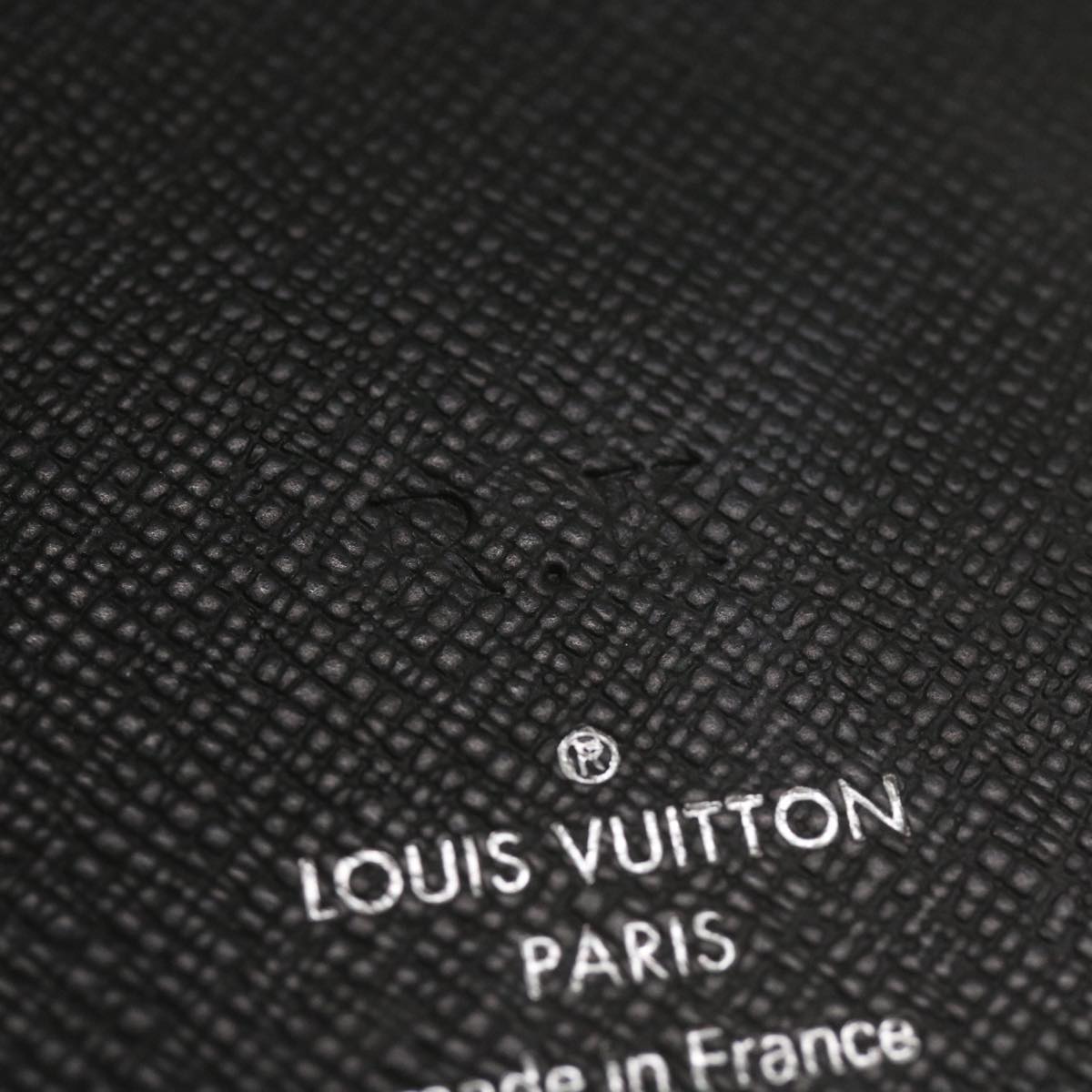 LOUIS VUITTON Damier Graphite Porte Feuille Braza Wallet N63254 LV Auth yk11140