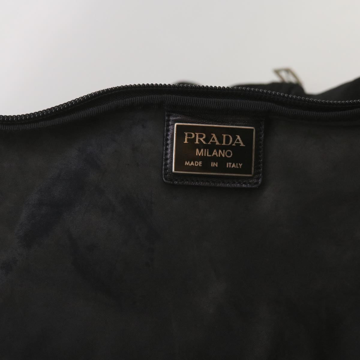 PRADA Garment Cover Nylon 2way Black Auth yk11149