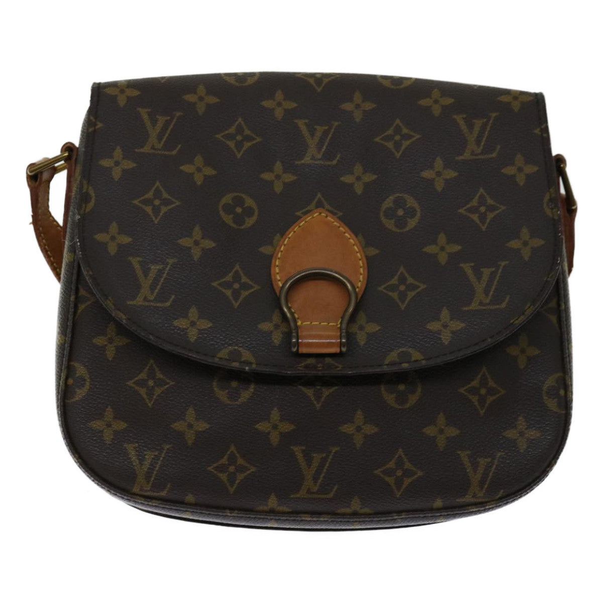 LOUIS VUITTON Monogram Saint Cloud GM Shoulder Bag M51242 LV Auth yk11154