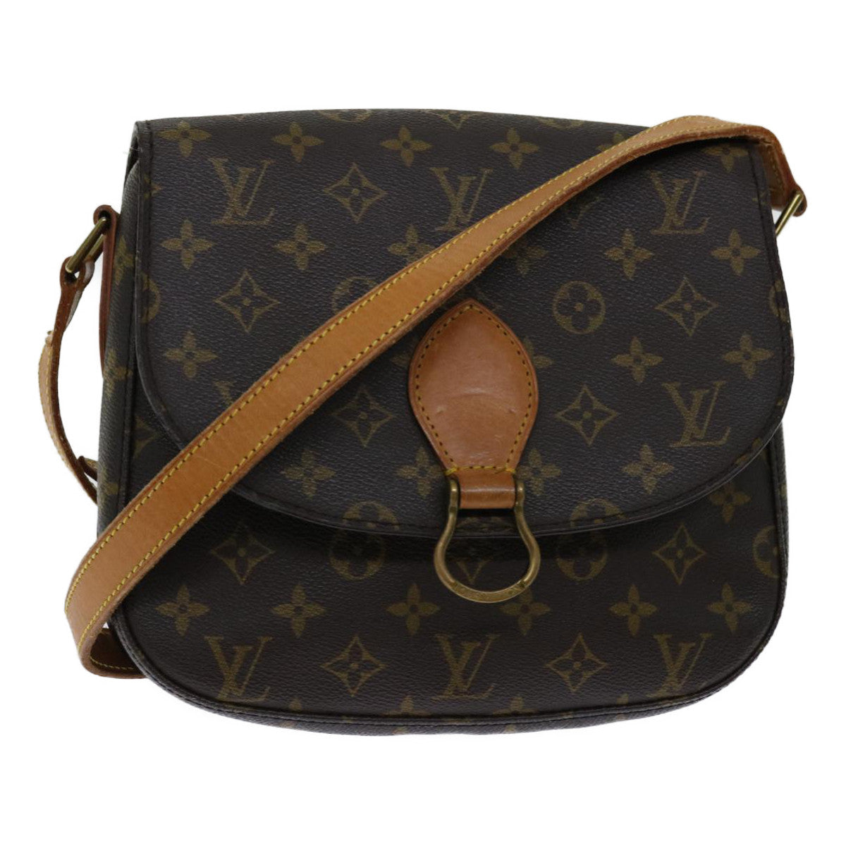 LOUIS VUITTON Monogram Saint Cloud GM Shoulder Bag M51242 LV Auth yk11160