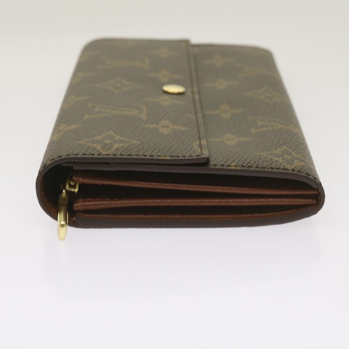 LOUIS VUITTON Monogram Pochette Porte Monnaie Credit Wallet M61725 Auth yk11162