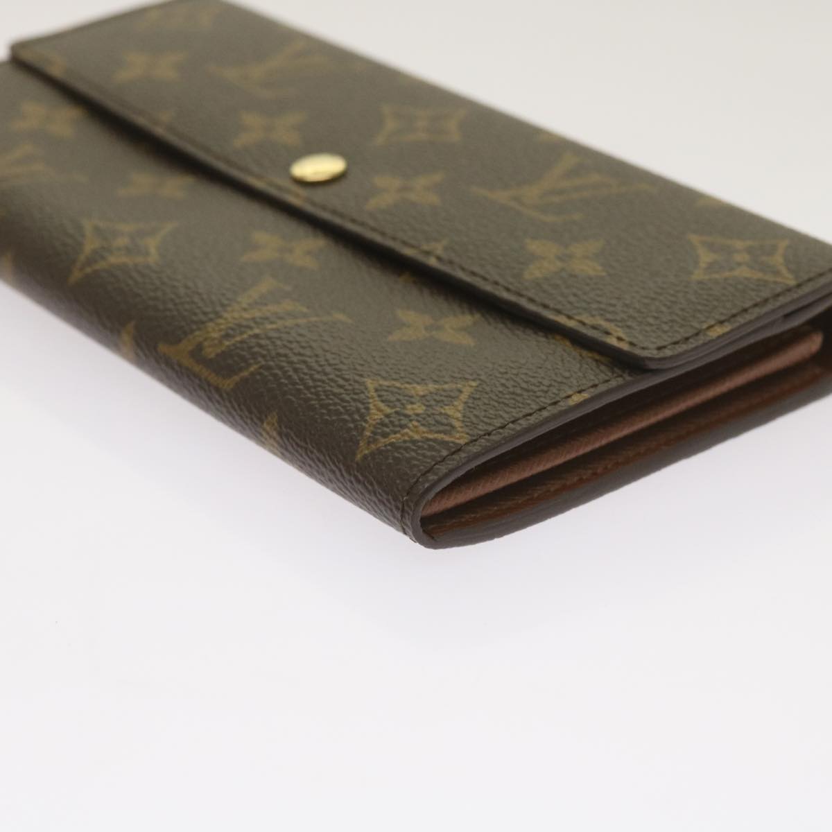 LOUIS VUITTON Monogram Pochette Porte Monnaie Credit Wallet M61725 Auth yk11162