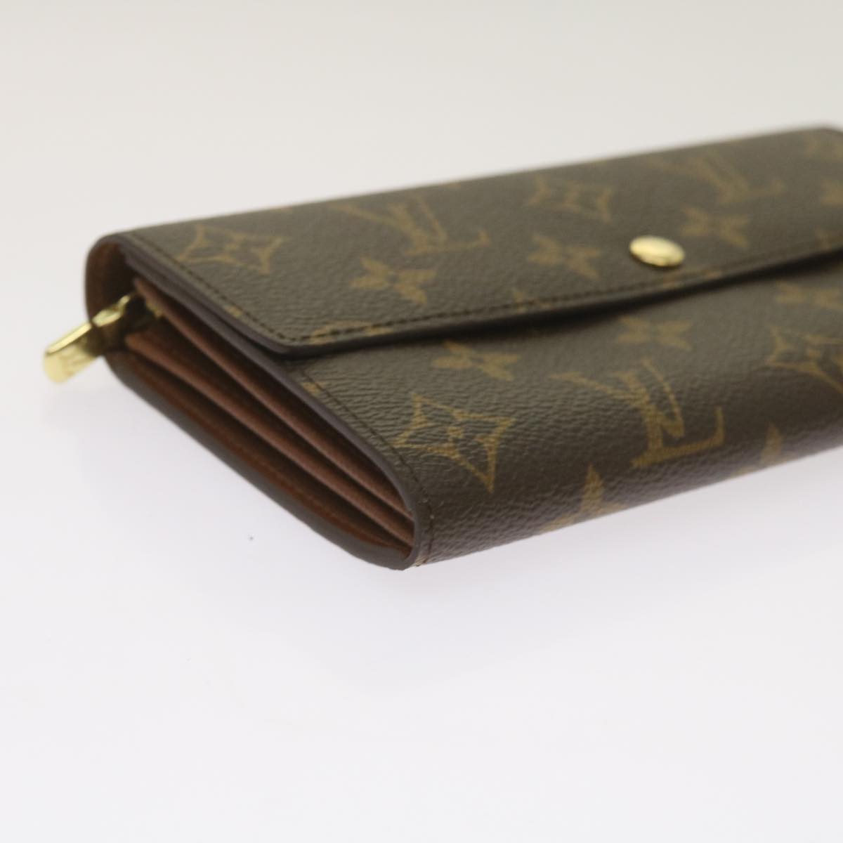 LOUIS VUITTON Monogram Pochette Porte Monnaie Credit Wallet M61725 Auth yk11162