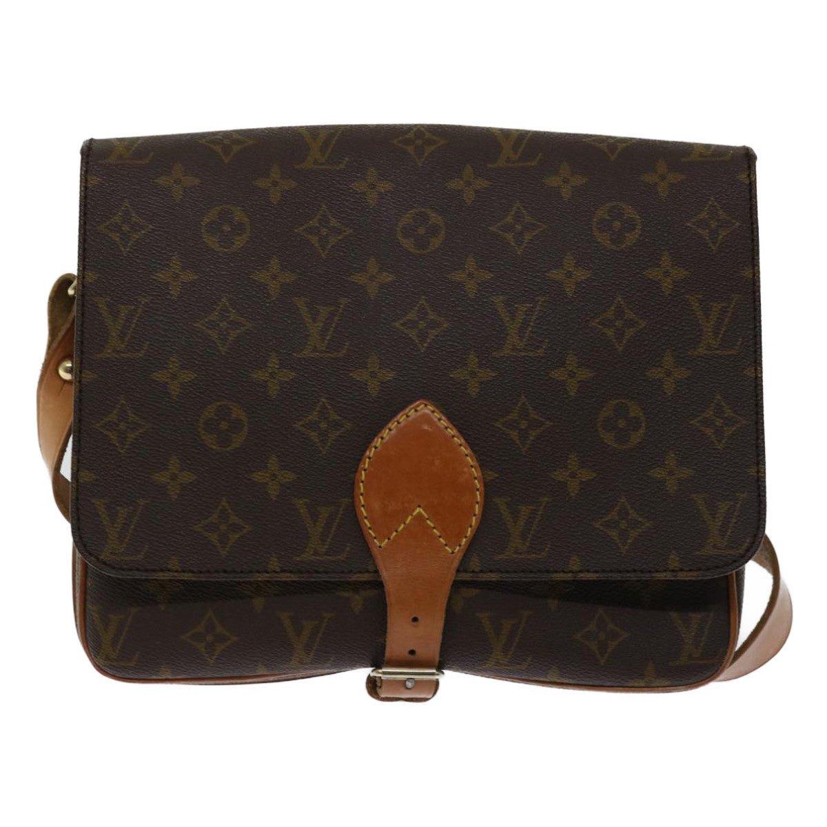 LOUIS VUITTON Monogram Cartouchiere GM Shoulder Bag Vintage M51252 Auth yk11181