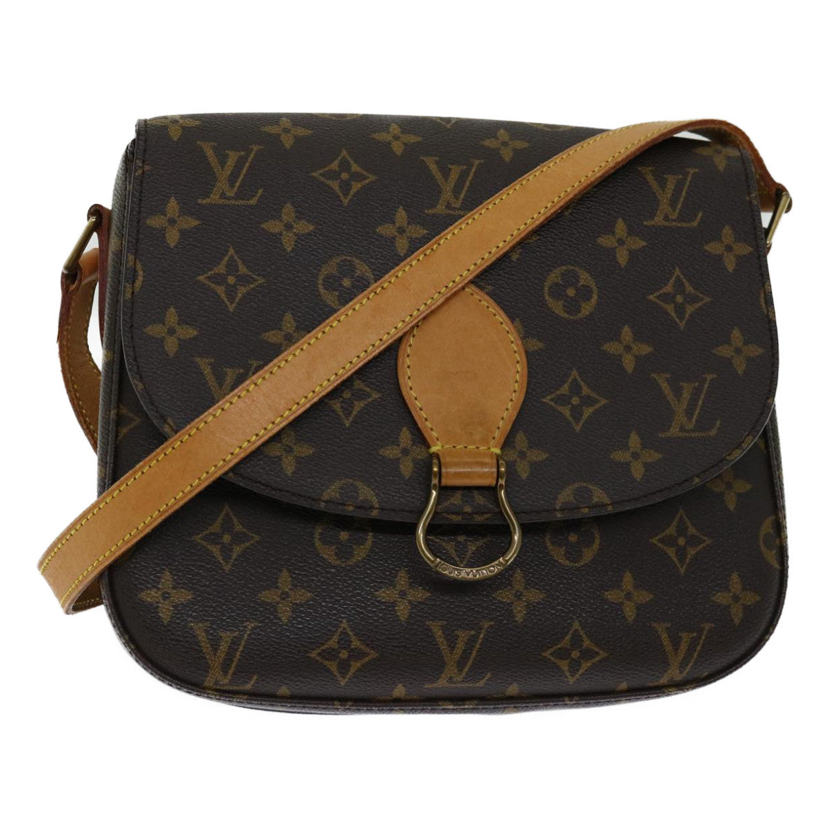 LOUIS VUITTON Monogram Saint Cloud GM Shoulder Bag M51242 LV Auth yk11183