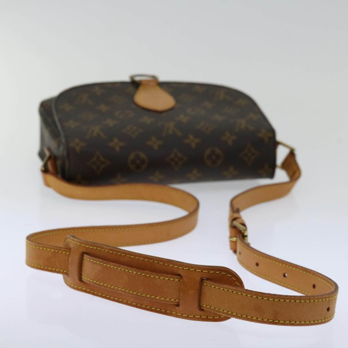 LOUIS VUITTON Monogram Saint Cloud GM Shoulder Bag M51242 LV Auth yk11183