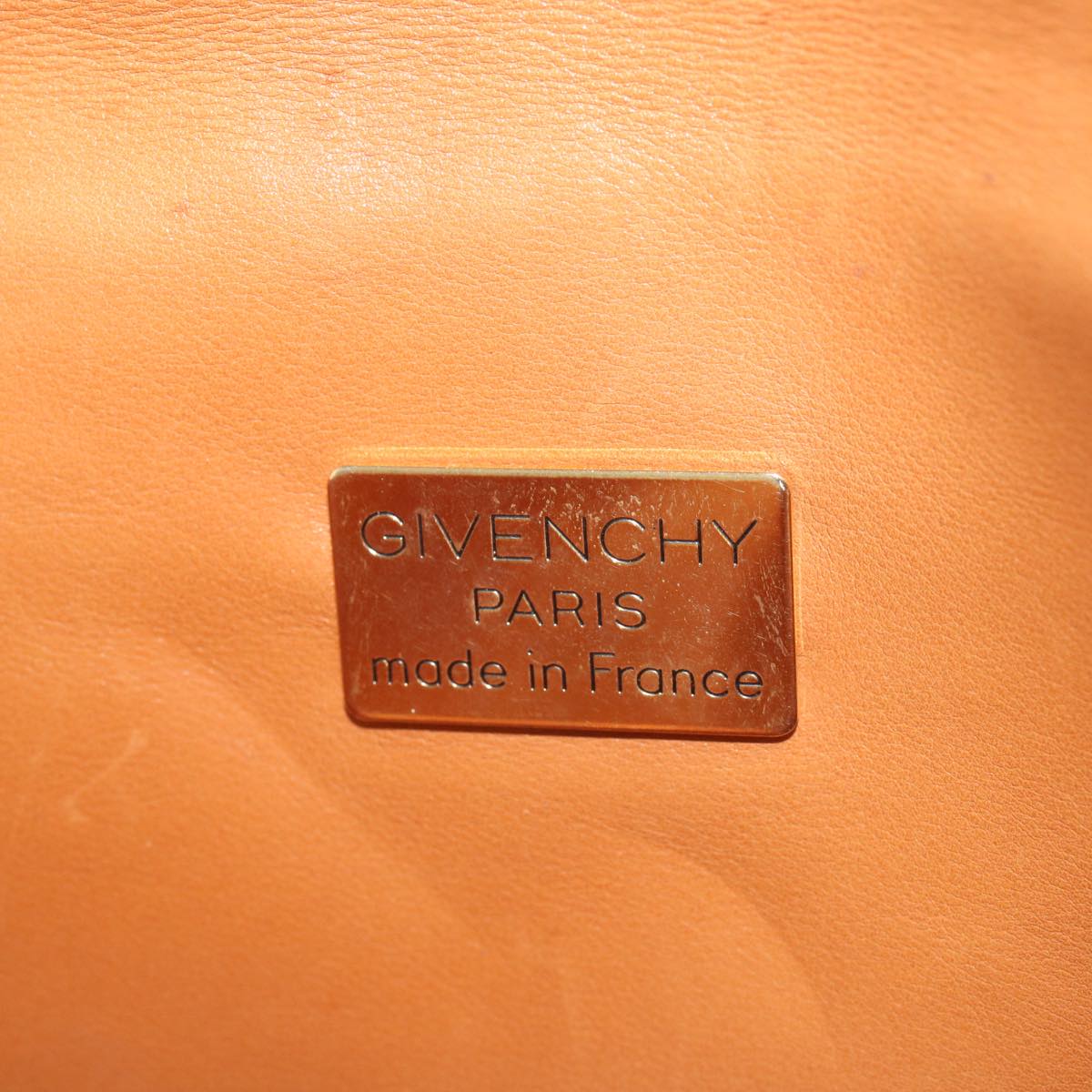GIVENCHY Shoulder Bag Leather Brown Auth yk11204