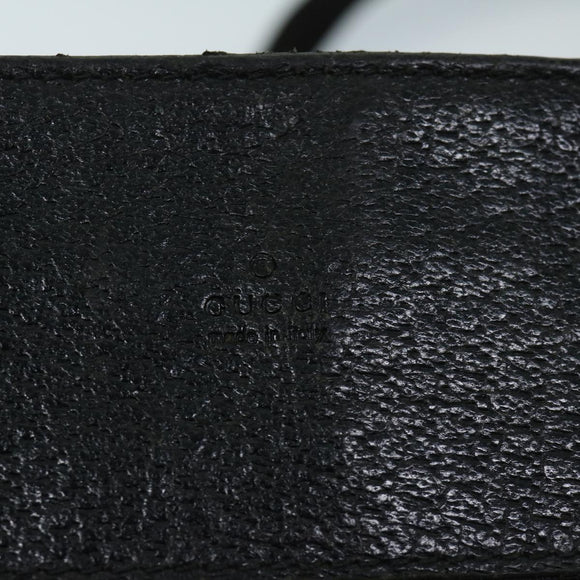 GUCCI GG Canvas Shoulder Bag Black 27639 Auth yk11209