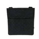 GUCCI GG Canvas Shoulder Bag Black 27639 Auth yk11209-13