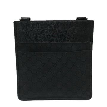 GUCCI GG Canvas Shoulder Bag Black 27639 Auth yk11209 - 0
